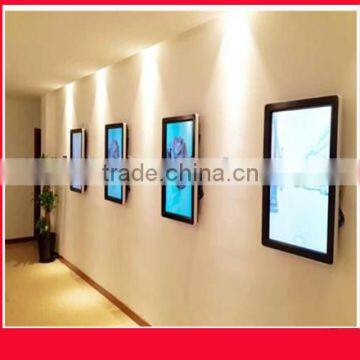 luxury touch screen vertical wall mounted LED digital player