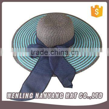 Cheap Wholesale Paper Ladies Straw Hat Paper Straw Weaving Hat