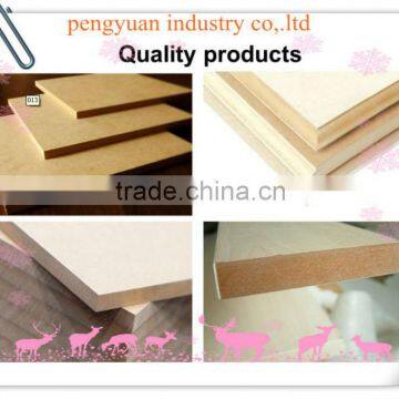 1220*2440mm MDF board/E2 gule medium density fiberboard