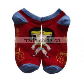 GSW-116 Bulk Custom Fancy Cartoon Jacquard no Show Make Your Own Socks