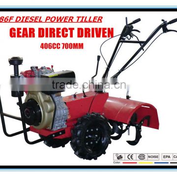 9HP Hand Diesel Power Tiller Walking Tractor Cultivator