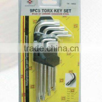 Hot product Allen key 9PCS hex Key mechanical hand tool