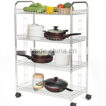 HX wire shelving rack cart metal wire shelving rack cart steel wire shelving rack cart