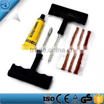 7 piece tire repair kit T-handle screw probe tools T-handle plugger