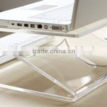 design lucite mini laptop holder stand