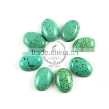 13x18mm oval blue turquoise cabochon beads,gemstone pendant cabochon stone beads set for earrings,rings,necklace 4120026