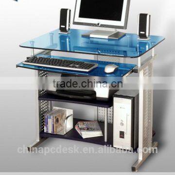 glass computer desk