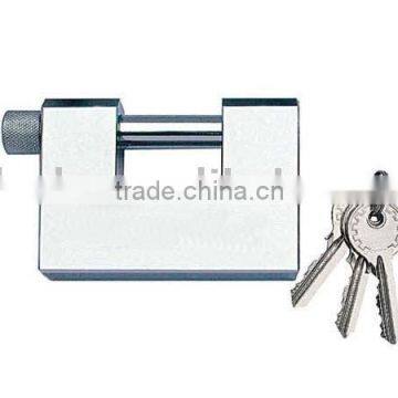 BRASS BLOCK LOCK(chrome-plated)