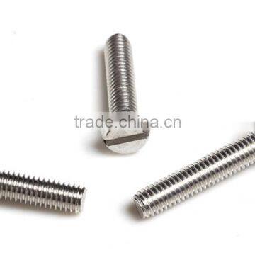 din84/stainless round head mahine screw/slotted round head mahine screw