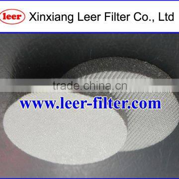 Sintered Metal Stainless Steel 316L Filter Disc