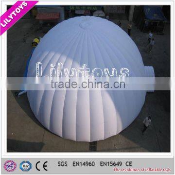 Inflatable white dome tent, inflatable tent price for sale