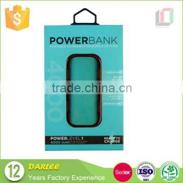 China factory recyclable clear window magnetic closure paper box for power bank