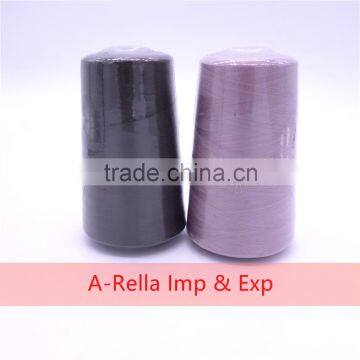 spun polyester sewing thread 5000y/cone dyed 40s/2