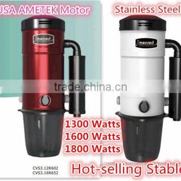 2014 dust free central home cleaning machine with AMETEK motor