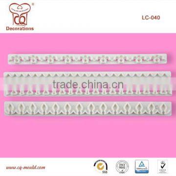 food grade embossing fondant edge frill cutter for cake decoration