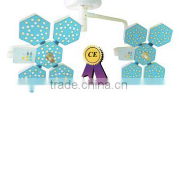 Factory price!!Medical operation room light LED Ceiling shadowless surgical lamp with two lamps