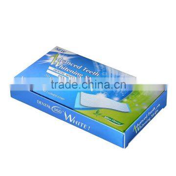 Home Use Advanced Non Peroxide Teeth Whitening Strips Private Label OEM Available teeth whitening