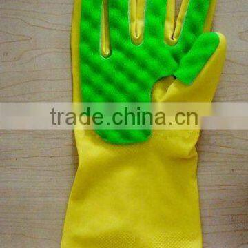 Pv sponge cleaning gloves