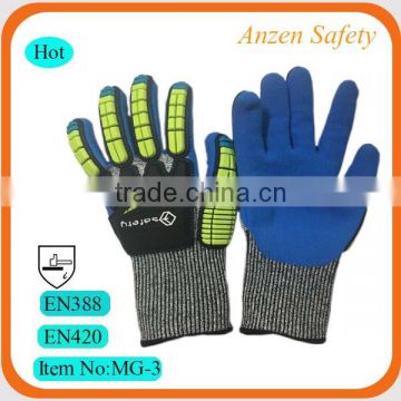 HPPE liner mechanical work glove made in china