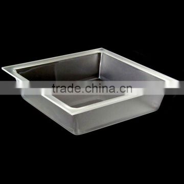 Pod Large Square Acrylic Tray 13.25 x 13.25 x 3.5(inch )