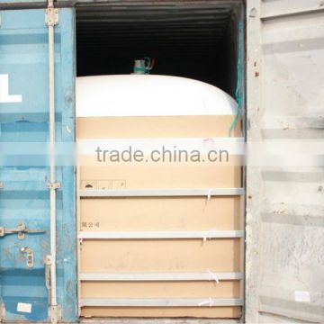 Let flexible tanks for fish oil packing