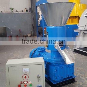 100~120kg/h rotating roller type biomass waste pellet machine/pellet granulator machine for home use