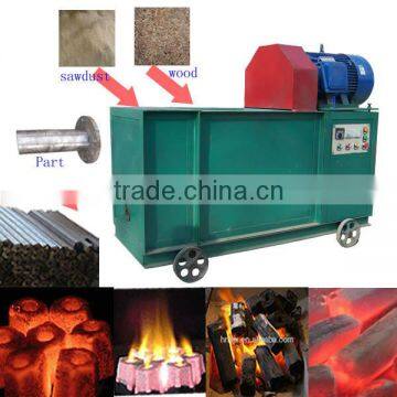 Tongli export high qality charcoal making machine / sawdust charcoal briquette rods machine