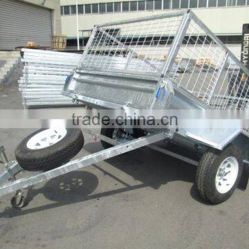 Hot Dipped Galvanised Fully Welded Box Trailer With 600mm Height Cage