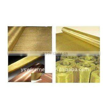 Brass flat wire mesh