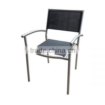 Outdoor Stainless steel mesh fabric restaurant chair