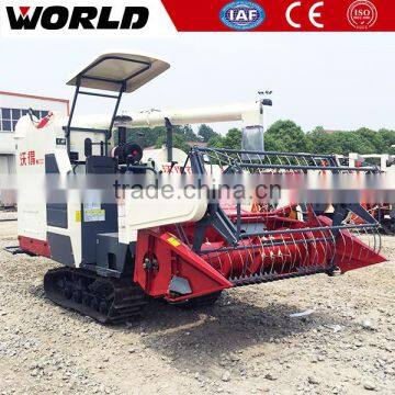 Full Feeding WORLD Brand 88HP 4LZ-4.0E Mini Rice Combine Harvester Price photo-2