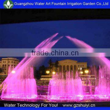 Multicolored lighted outdoor water fountain prices