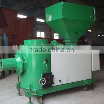 Biomass wood pellet burner for heating system