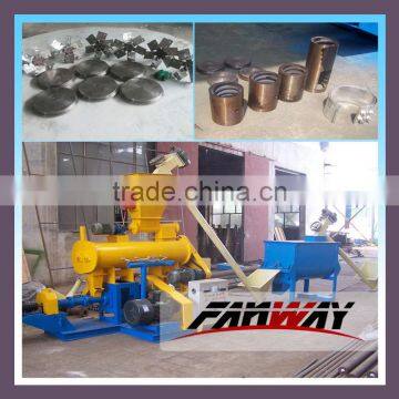 Screw fish feed extruder