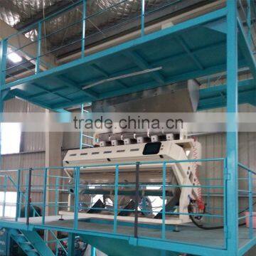 Grain Color Sorter Machine 99.99% accuracy and high production resorting chutes