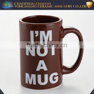 Wholesale Round Ceramic Incense Burners Mug With Funny Words photo-2