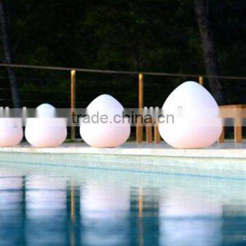 Egg Shape Wireless Induction Charge Water Floating IP68 LED Garden Light Ball With IR/RF/APP Remote Control photo-4