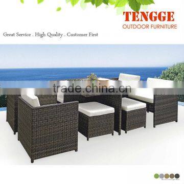 outdoor dining rattan wicker table chairs