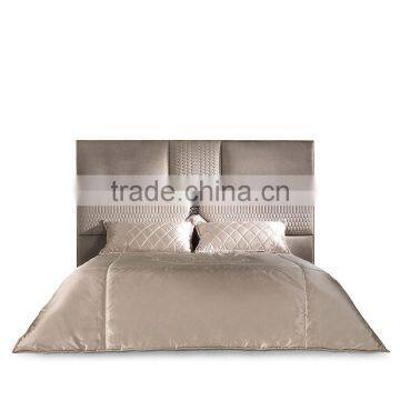 New Design Italy Button Tufted King Size Bed/ Luxury Double Bed With Screen Headboard/ Vintage Modern Elegant Bedroom Furniture photo-5