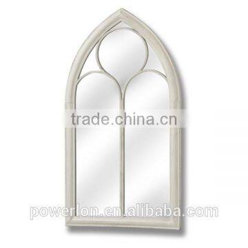 Decorative Metal Framed Stick On Wall Mirror photo-2