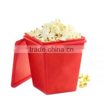 Easy Handling Microwave Safe Silicone Pop Corn Container photo-2