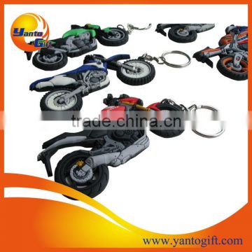 Motorcycle pvc keychain