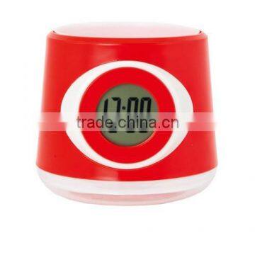 Funny Colorful Flowerpot With Clock,digital Table Clock photo-5