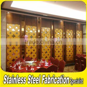 Alibaba Customed Stainless Steel Movable Folding Wall Partition