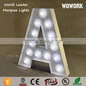 freestanding marquee light up letter