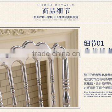 Polished Silver Stainless Steel Luxury Modern Chiavari Chair LQ-SSC001