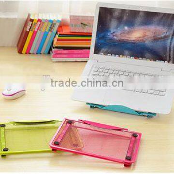 Wholesale Stock Small Order Plastic Folding Laptop/Ipad Storage Rack