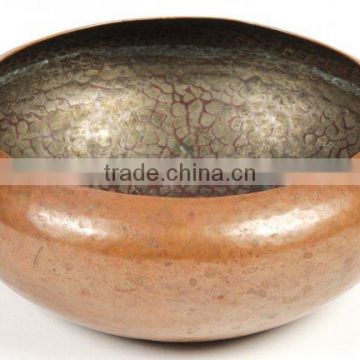 Pebbles Hammered Copper Bowl