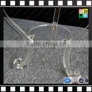 Small Round Three Legs Acrylic Coffee Table From Shenzhen Yidong photo-5
