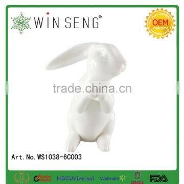 High Quality Ceramic Rabbit Figurine,ceramic Rabbit Decoration photo-2